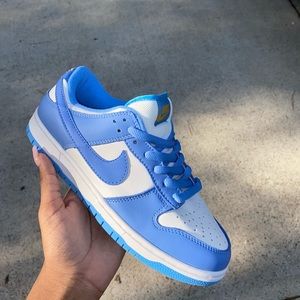 Blue UNC Nike Dunks